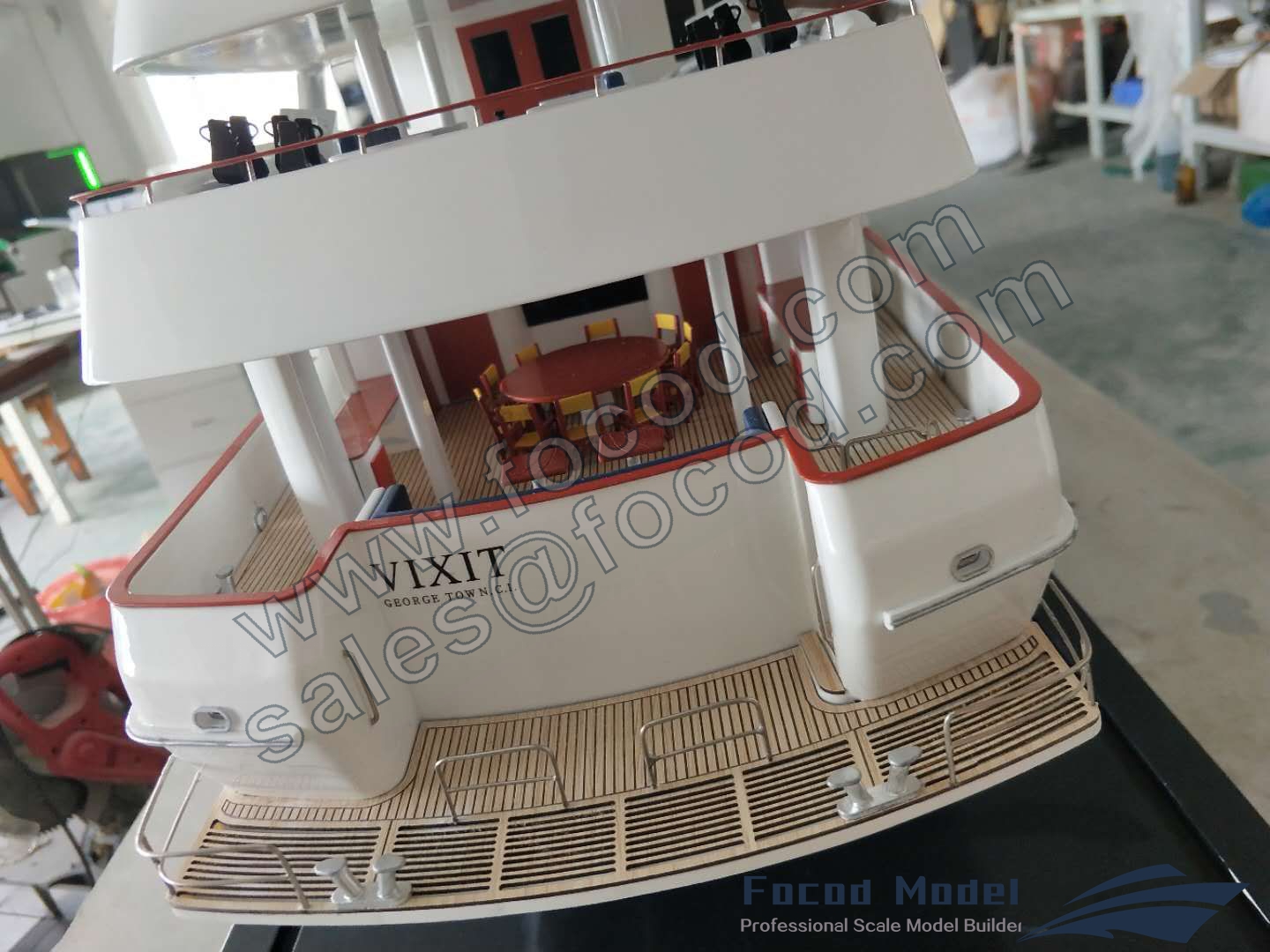 custom made model of Swedeship超级游艇（52.75米双螺旋桨动力游艇）